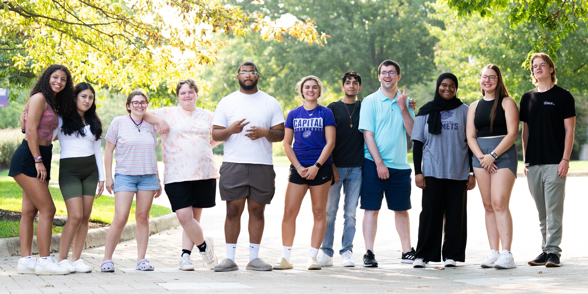 Students Posing For Camera Min
